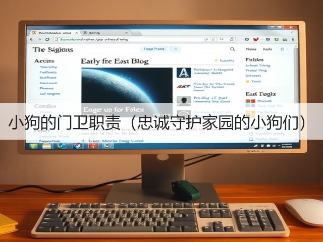 小狗的门卫职责(忠诚守护家园的小狗们)(图2) 小狗的门卫职责(忠诚守护家园的小狗们)(图2)