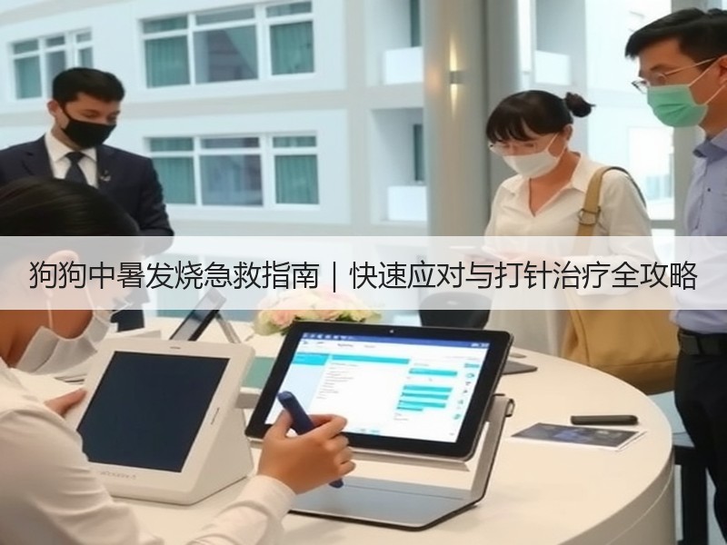狗狗中暑发烧急救指南｜快速应对与打针治疗全攻略