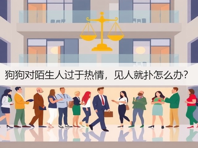 狗狗对陌生人过于热情,见人就扑怎么办?(图3) 狗狗对陌生人过于热情,见人就扑怎么办?(图3)