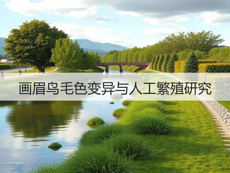 画眉鸟毛色变异与人工繁殖研究