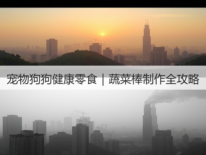 宠物狗狗健康零食｜蔬菜棒制作全攻略