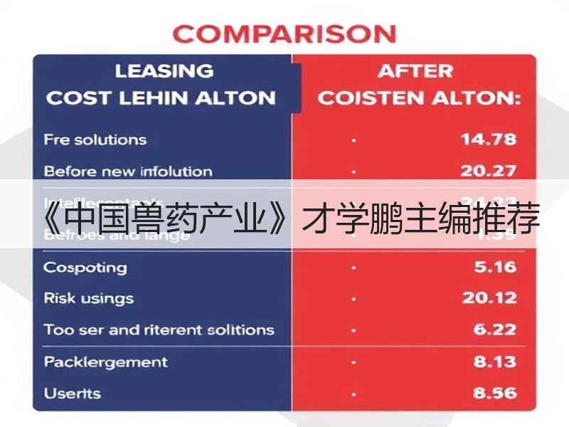 《中国兽药产业》才学鹏主编推荐