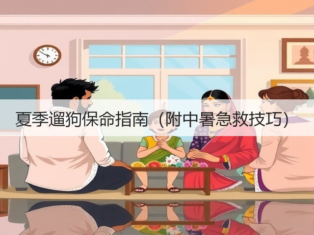 夏季遛狗保命指南(附中暑急救技巧)(图2) 夏季遛狗保命指南(附中暑急救技巧)(图2)