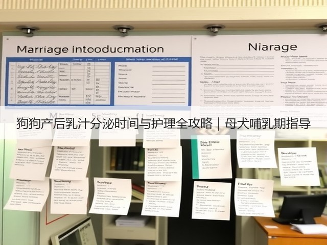 狗狗产后乳汁分泌时间与护理全攻略｜母犬哺乳期指导(图3)