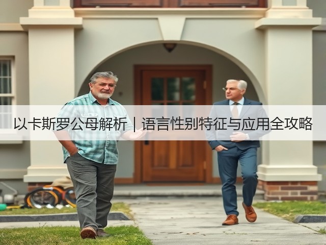 以卡斯罗公母解析|语言性别特征与应用全攻略(图1) 以卡斯罗公母解析|语言性别特征与应用全攻略(图1)
