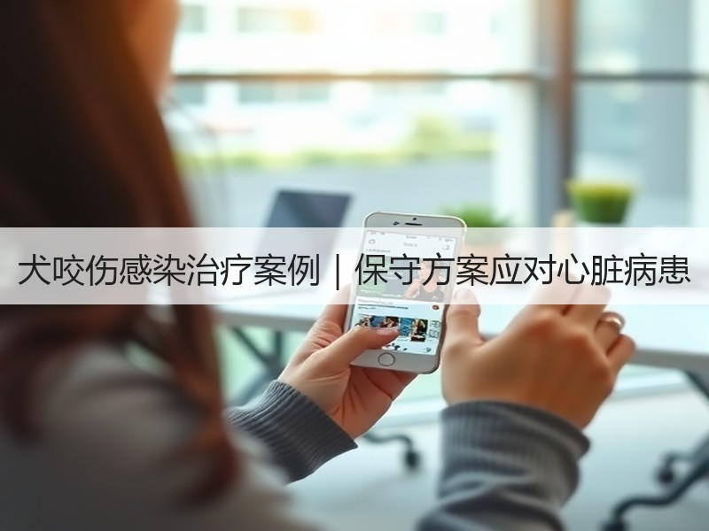 犬咬伤感染治疗案例｜保守方案应对心脏病患