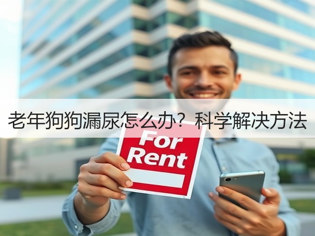 老年狗狗漏尿怎么办？科学解决方法(图1)