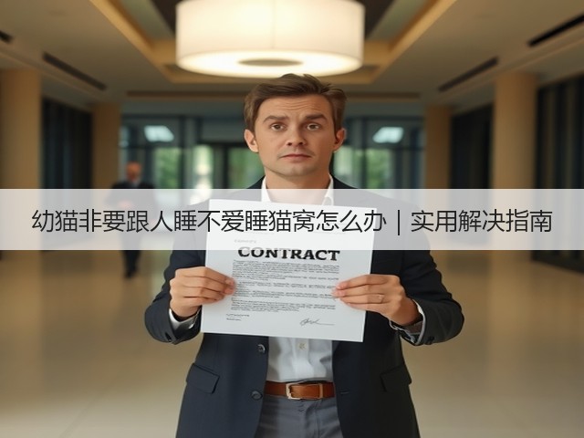 幼猫非要跟人睡不爱睡猫窝怎么办｜实用解决指南(图2)
