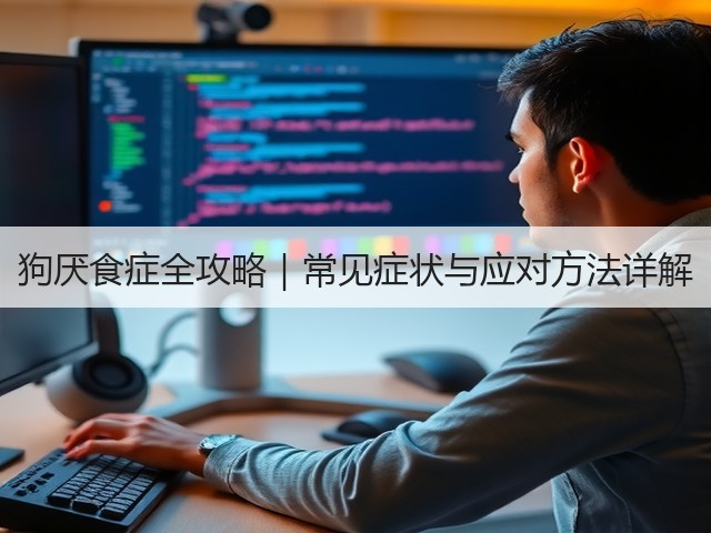狗厌食症全攻略｜常见症状与应对方法详解(图1)