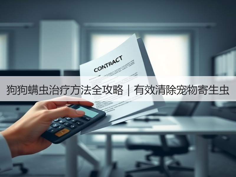 狗狗螨虫治疗方法全攻略｜有效清除宠物寄生虫