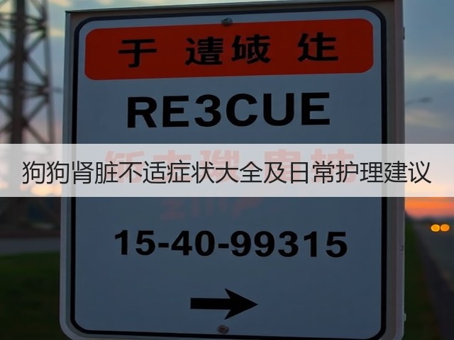 狗狗肾脏不适症状大全及日常护理建议(图2) 狗狗肾脏不适症状大全及日常护理建议(图2)