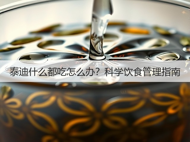 泰迪什么都吃怎么办?科学饮食管理指南(图1) 泰迪什么都吃怎么办?科学饮食管理指南(图1)