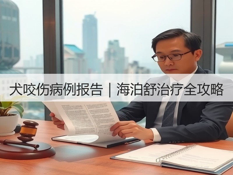 犬咬伤病例报告｜海泊舒治疗全攻略
