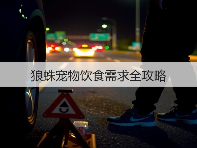 狼蛛宠物饮食需求全攻略(图2) 狼蛛宠物饮食需求全攻略(图2)