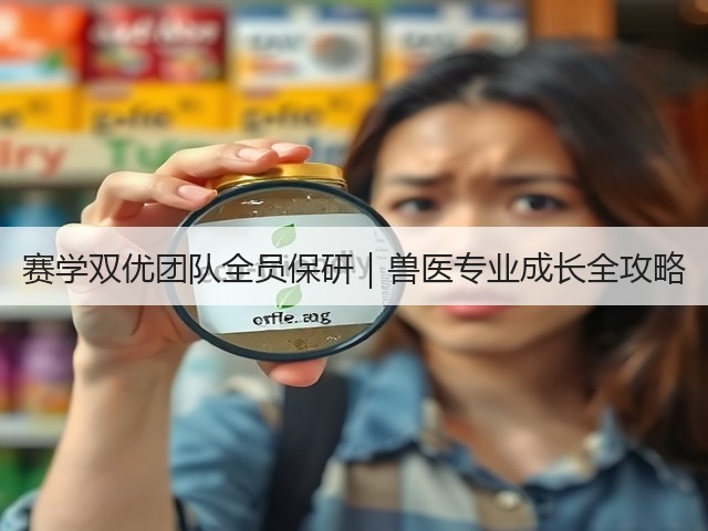 赛学双优团队全员保研|兽医专业成长全攻略(图2) 赛学双优团队全员保研|兽医专业成长全攻略(图2)