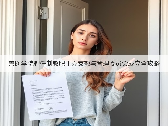 兽医学院聘任制教职工党支部与管理委员会成立全攻略(图3) 兽医学院聘任制教职工党支部与管理委员会成立全攻略(图3)