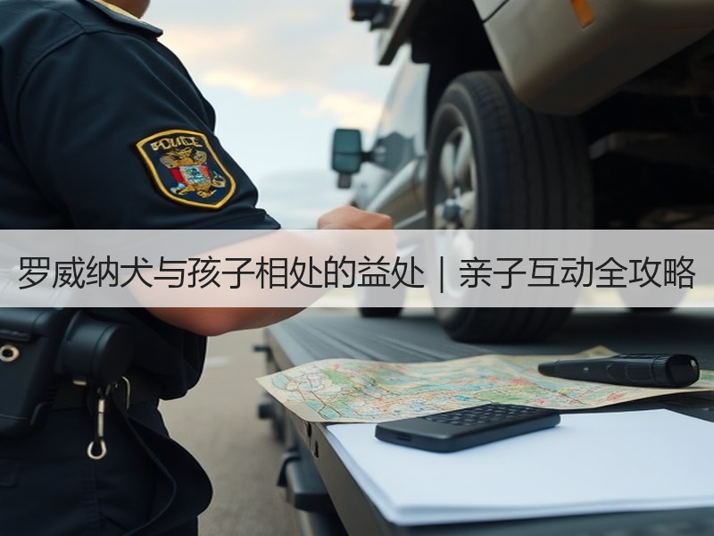 罗威纳犬与孩子相处的益处｜亲子互动全攻略
