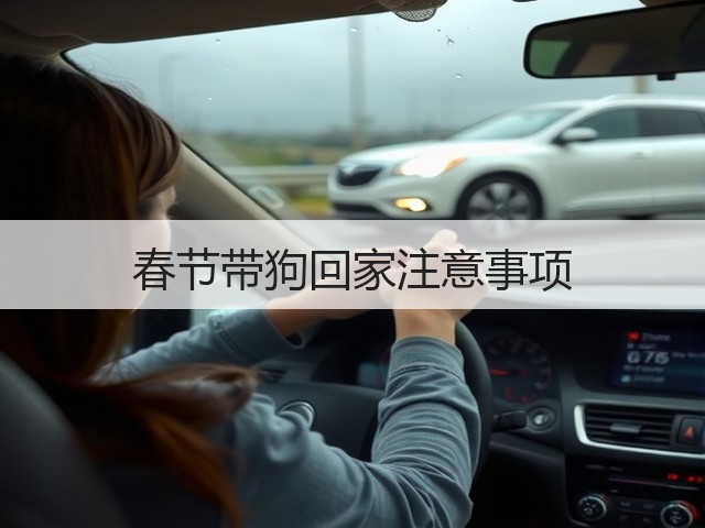 春节带狗回家注意事项(图1) 春节带狗回家注意事项(图1)