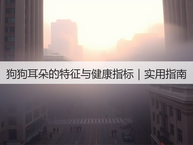 狗狗耳朵的特征与健康指标｜实用指南