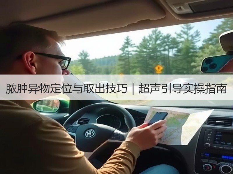 脓肿异物定位与取出技巧｜超声引导实操指南
