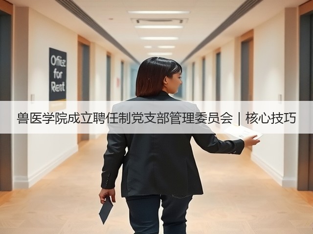 兽医学院成立聘任制党支部管理委员会|核心技巧(图1) 兽医学院成立聘任制党支部管理委员会|核心技巧(图1)