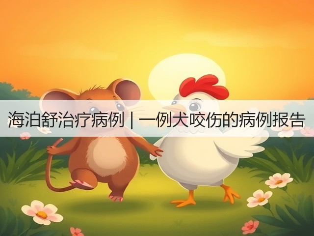 海泊舒治疗病例 | 一例犬咬伤的病例报告(图1) 海泊舒治疗病例 | 一例犬咬伤的病例报告(图1)