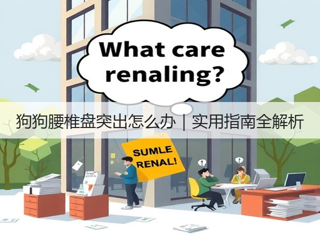 狗狗腰椎盘突出怎么办|实用指南全解析(图2) 狗狗腰椎盘突出怎么办|实用指南全解析(图2)