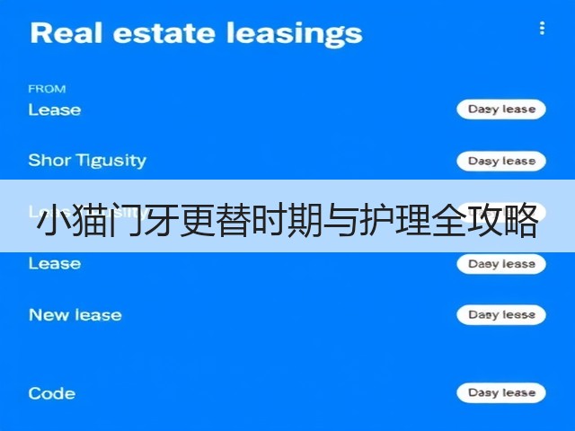 小猫门牙更替时期与护理全攻略(图2) 小猫门牙更替时期与护理全攻略(图2)
