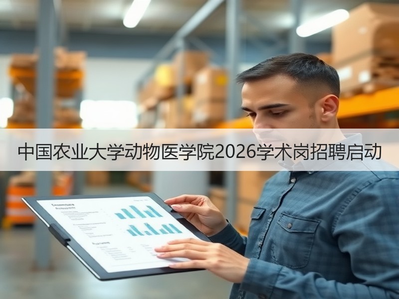 中国农业大学动物医学院2026学术岗招聘启动