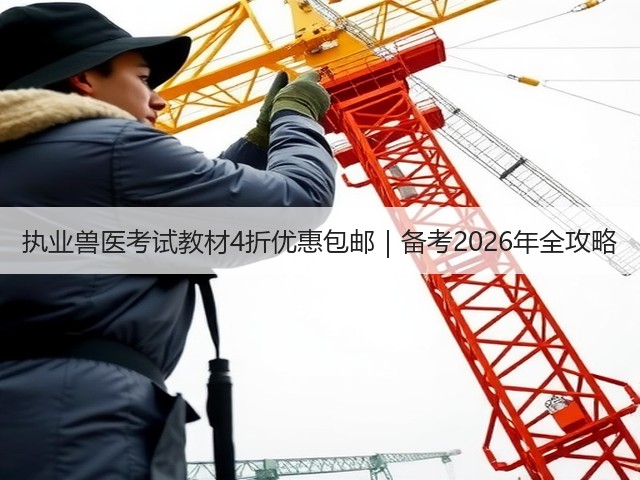 执业兽医考试教材4折优惠包邮|备考2026年全攻略(图1) 执业兽医考试教材4折优惠包邮|备考2026年全攻略(图1)