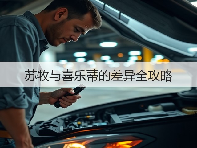 苏牧与喜乐蒂的差异全攻略(图1) 苏牧与喜乐蒂的差异全攻略(图1)