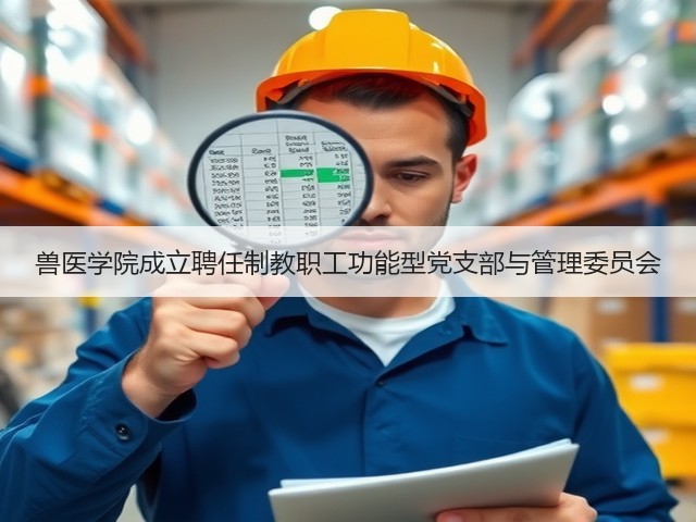 兽医学院成立聘任制教职工功能型党支部与管理委员会(图2) 兽医学院成立聘任制教职工功能型党支部与管理委员会(图2)