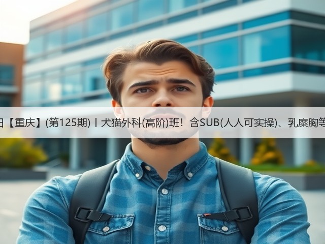 1月26日【重庆】(第125期)丨犬猫外科(高阶)班!含SUB(人人可实操)、乳糜胸等技术!(图1) 1月26日【重庆】(第125期)丨犬猫外科(高阶)班!含SUB(人人可实操)、乳糜胸等技术!(图1)