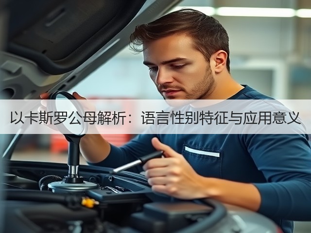 以卡斯罗公母解析:语言性别特征与应用意义(图3) 以卡斯罗公母解析:语言性别特征与应用意义(图3)