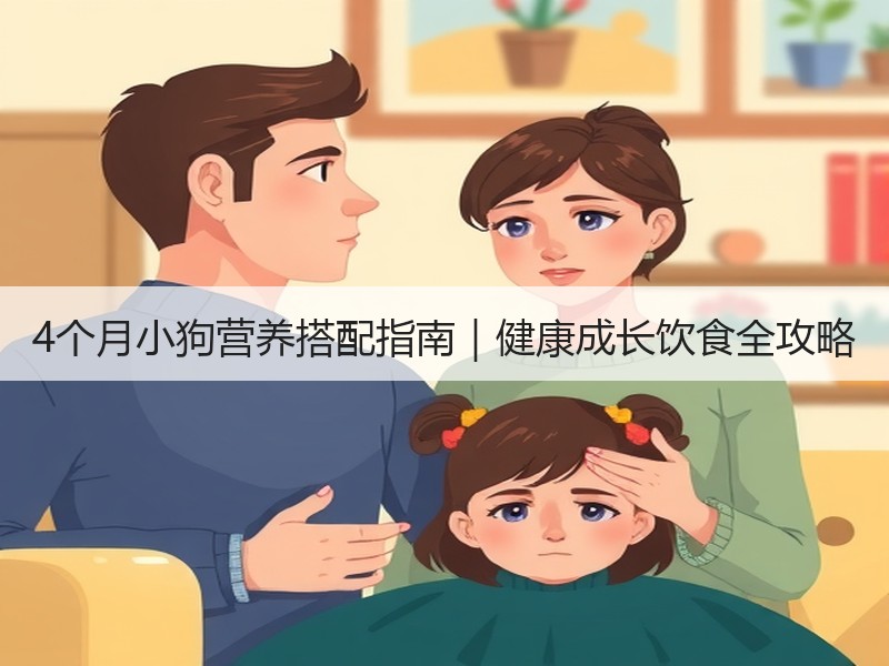 4个月小狗营养搭配指南｜健康成长饮食全攻略