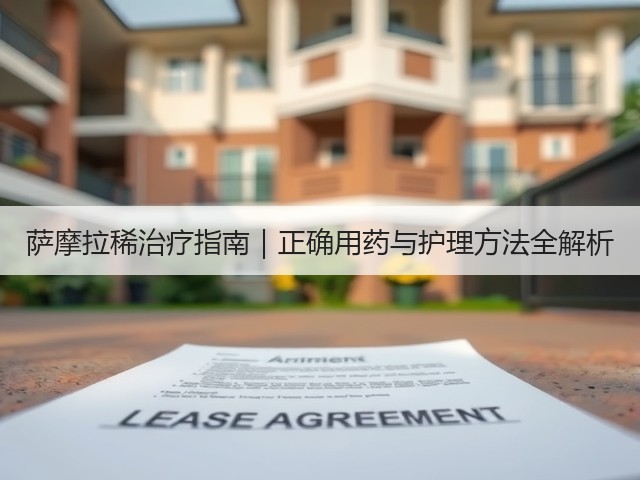 萨摩拉稀治疗指南|正确用药与护理方法全解析(图2) 萨摩拉稀治疗指南|正确用药与护理方法全解析(图2)