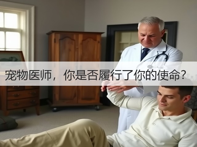 宠物医师,你是否履行了你的使命?(图1) 宠物医师,你是否履行了你的使命?(图1)