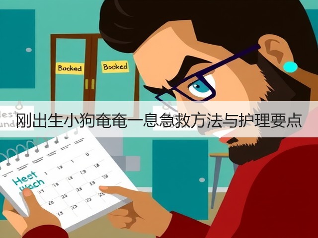 刚出生小狗奄奄一息急救方法与护理要点(图2)