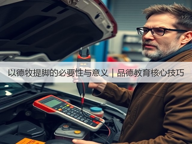 以德牧提脚的必要性与意义|品德教育核心技巧(图1) 以德牧提脚的必要性与意义|品德教育核心技巧(图1)