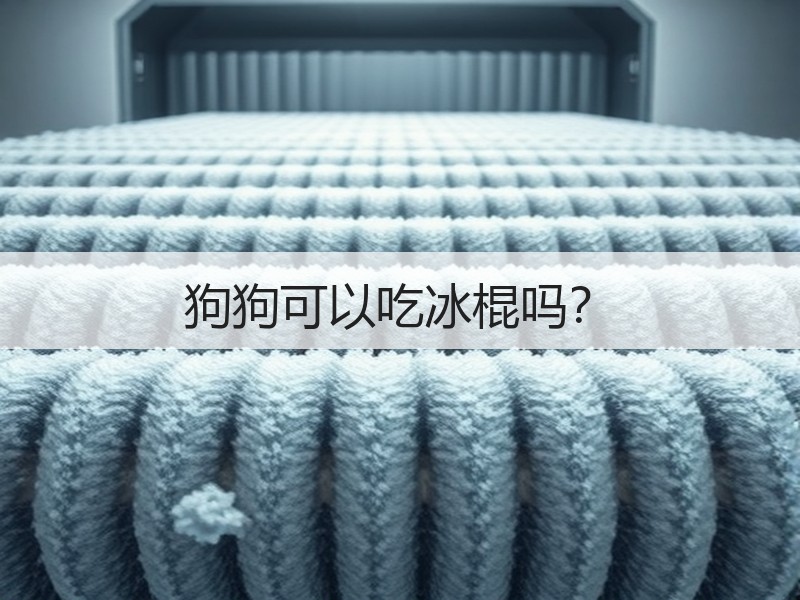 狗狗可以吃冰棍吗？