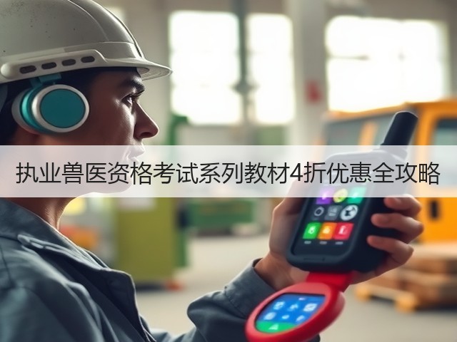 执业兽医资格考试系列教材4折优惠全攻略(图3) 执业兽医资格考试系列教材4折优惠全攻略(图3)