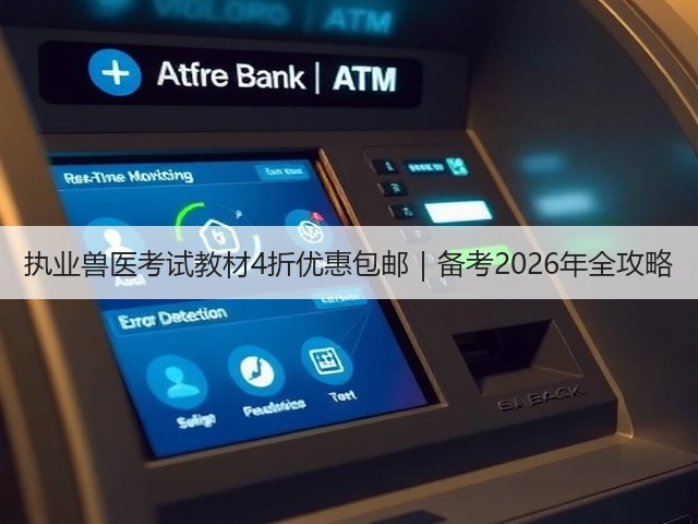 执业兽医考试教材4折优惠包邮｜备考2026年全攻略(图2)