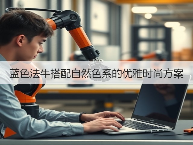 蓝色法牛搭配自然色系的优雅时尚方案(图3) 蓝色法牛搭配自然色系的优雅时尚方案(图3)