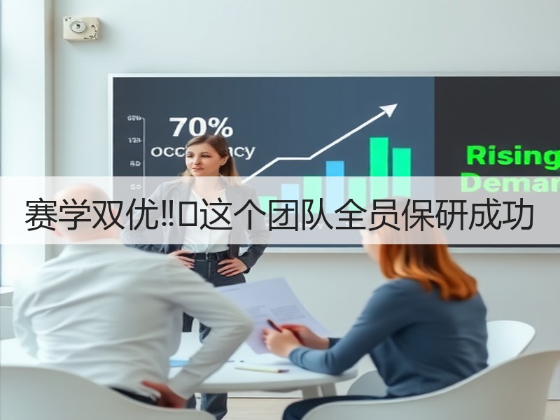 赛学双优‼️这个团队全员保研成功