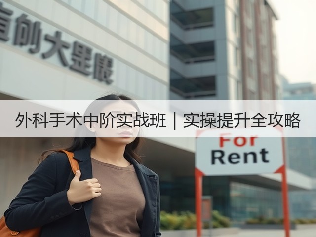 外科手术中阶实战班|实操提升全攻略(图1) 外科手术中阶实战班|实操提升全攻略(图1)