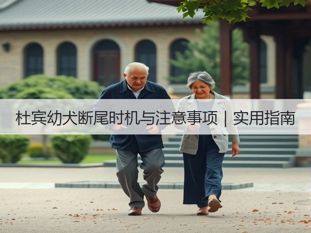 杜宾幼犬断尾时机与注意事项｜实用指南(图3)