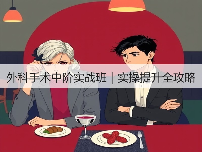 外科手术中阶实战班｜实操提升全攻略