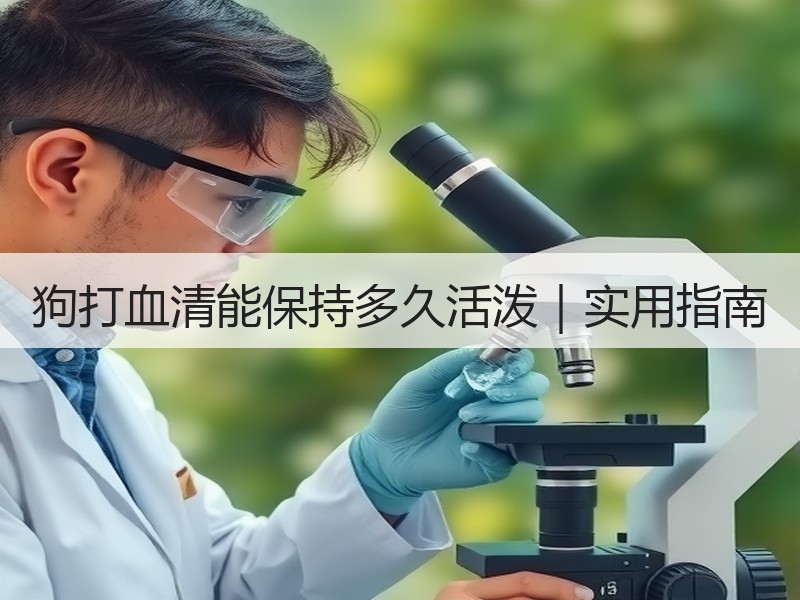 狗打血清能保持多久活泼｜实用指南