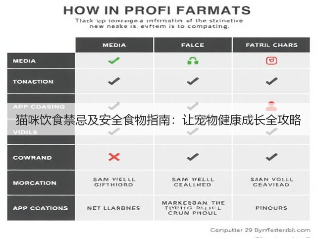 猫咪饮食禁忌及安全食物指南:让宠物健康成长全攻略(图1) 猫咪饮食禁忌及安全食物指南:让宠物健康成长全攻略(图1)