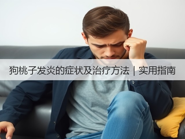 狗桃子发炎的症状及治疗方法｜实用指南(图1)
